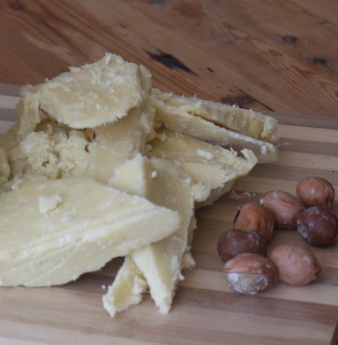 Raw unrefined shea butter and shea nuts at Isivuno Naturals