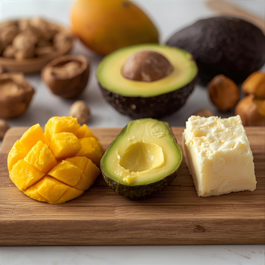 Shea butter Mango butter Avocado butter