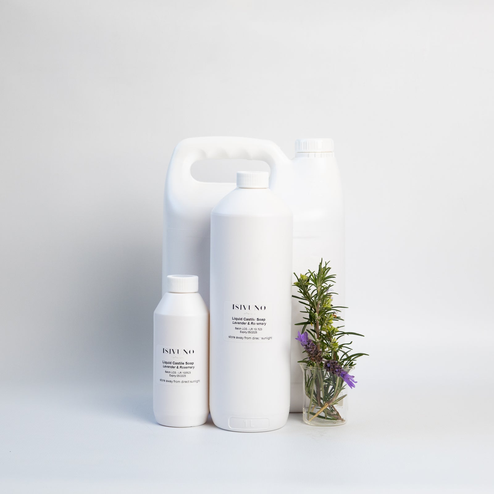 Pure Castile Liquid Soap - Lavender & Rosemary