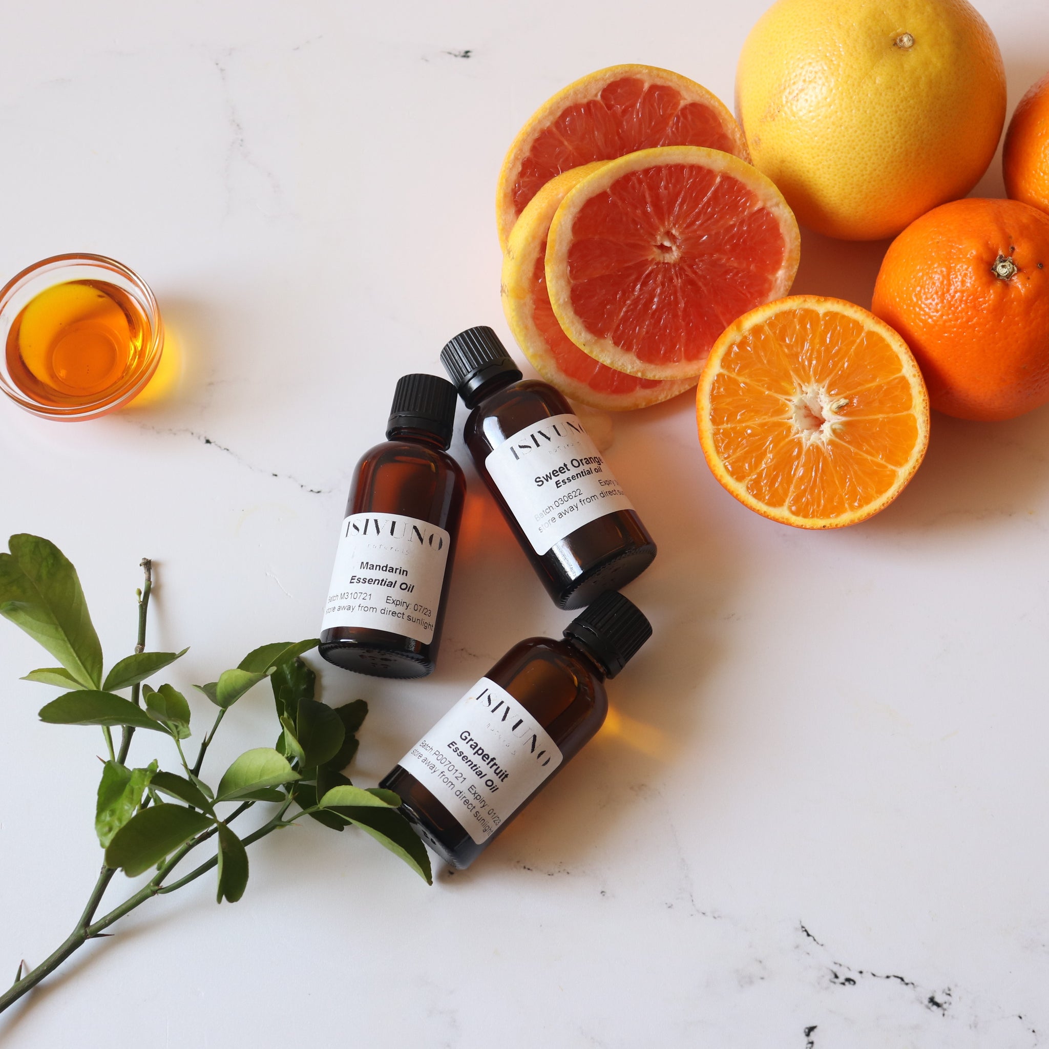 Citrus Trio of Essential Oils - Isivuno Naturals