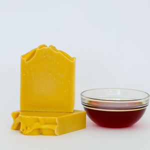 Kojic acid and carrot oil handmade soap bar crafted for bright-looking skin